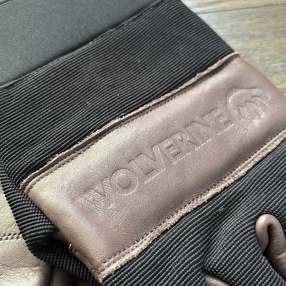Wolverine Dusty Rugged leather palm gloves,knuckle padding, 4 way stretch rib - Picture 3 of 9